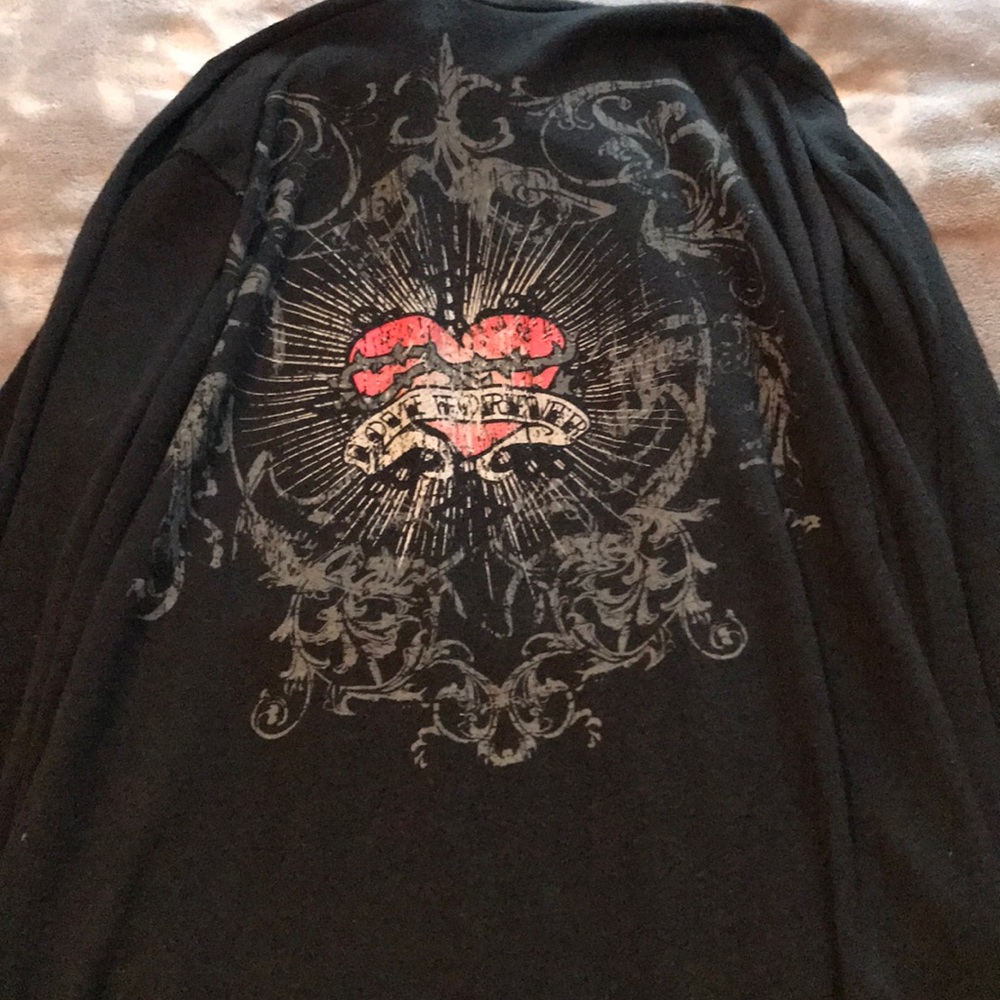 Black cardigan